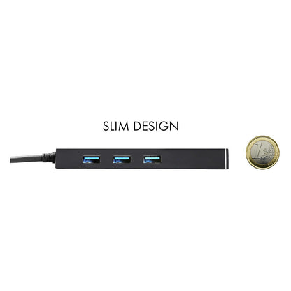 D I-TEC USB-C SLIM HUB + GLAN