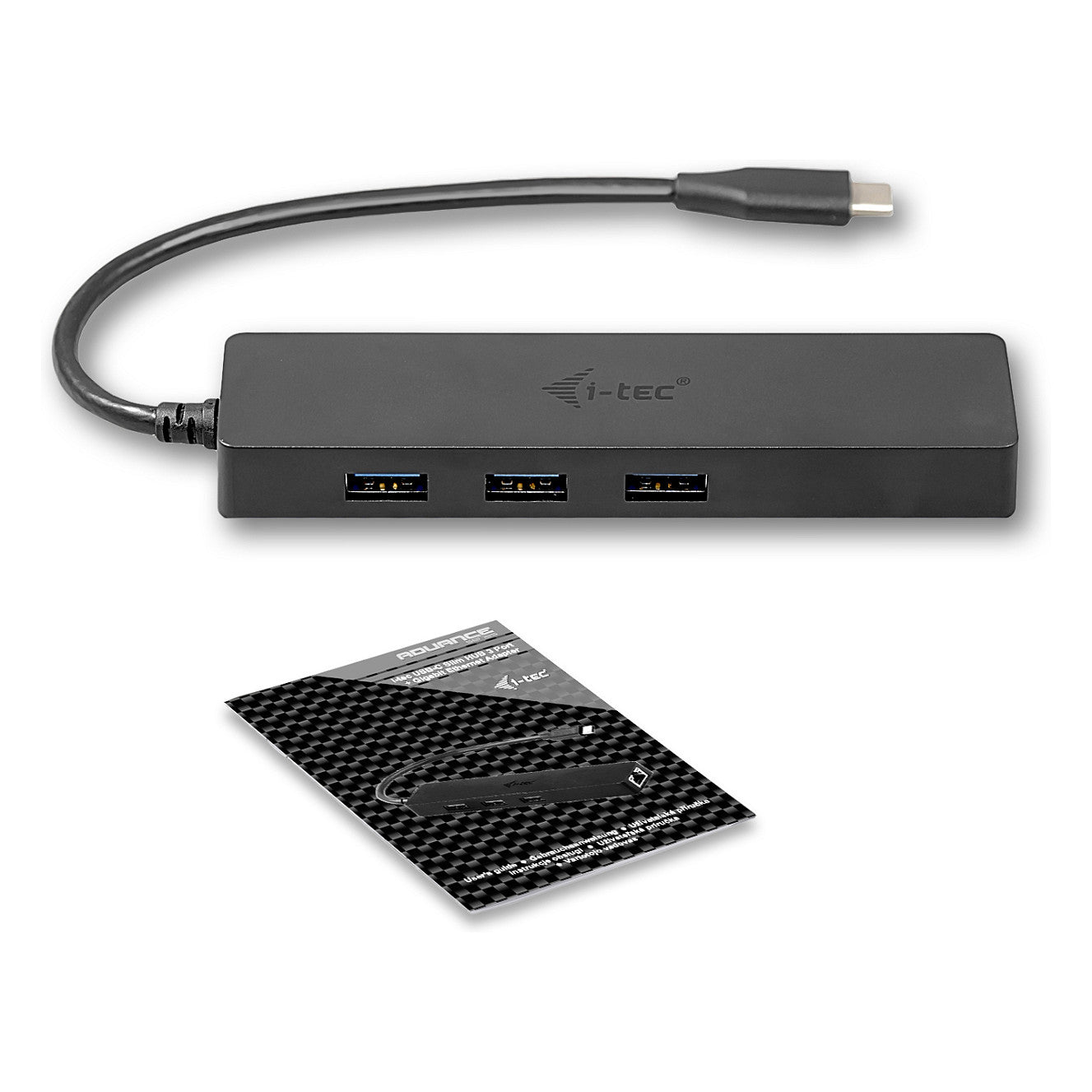 D I-TEC USB-C SLIM HUB + GLAN