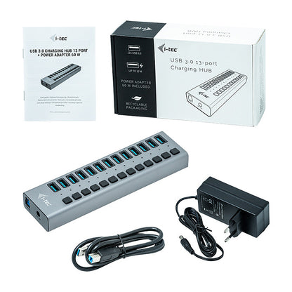 D I-TEC USB 3.0 HUB 13 PORT 60 W
