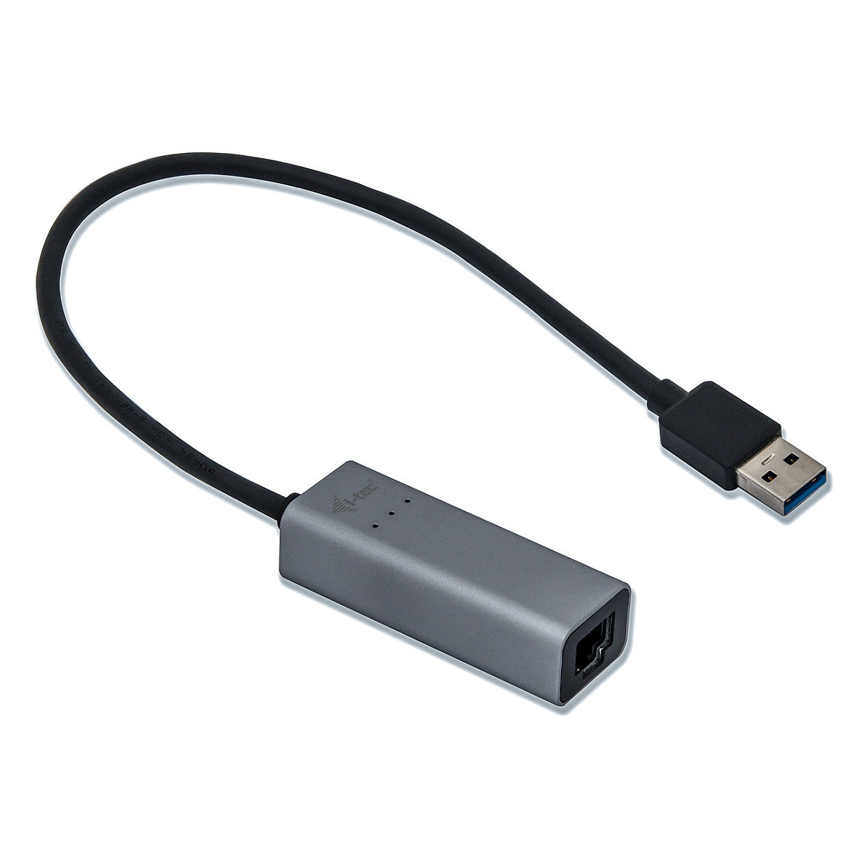 D I-TEC USB 3.0 Metal Gigabit Ethernet Adapter 1x USB 3.0 auf RJ-45 LED-Anzeige fuer Notebook Tablet PC Windows Mac Linux Android