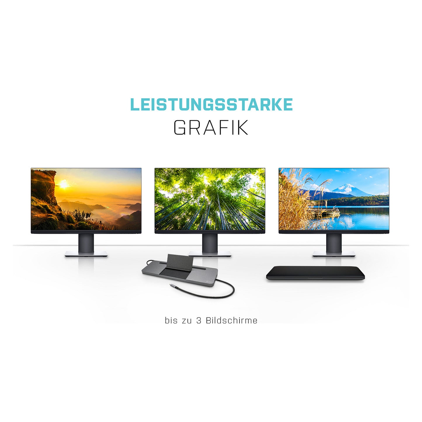 D I-TEC USB-C 3XLCD DOCK W/ PD85W