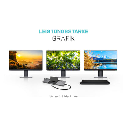 D I-TEC USB-C 3XLCD DOCK W/ PD85W