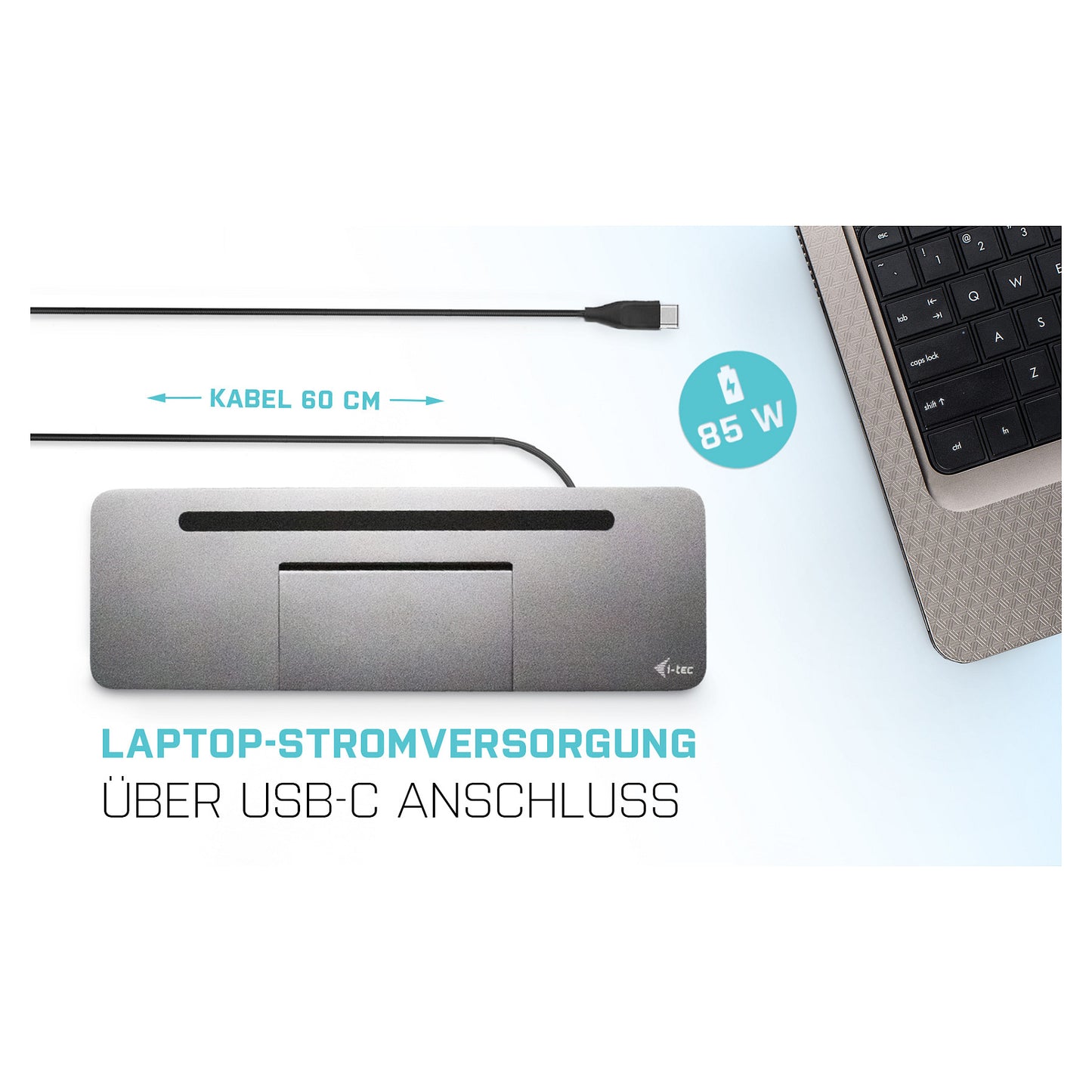 D I-TEC USB-C 3XLCD DOCK W/ PD85W