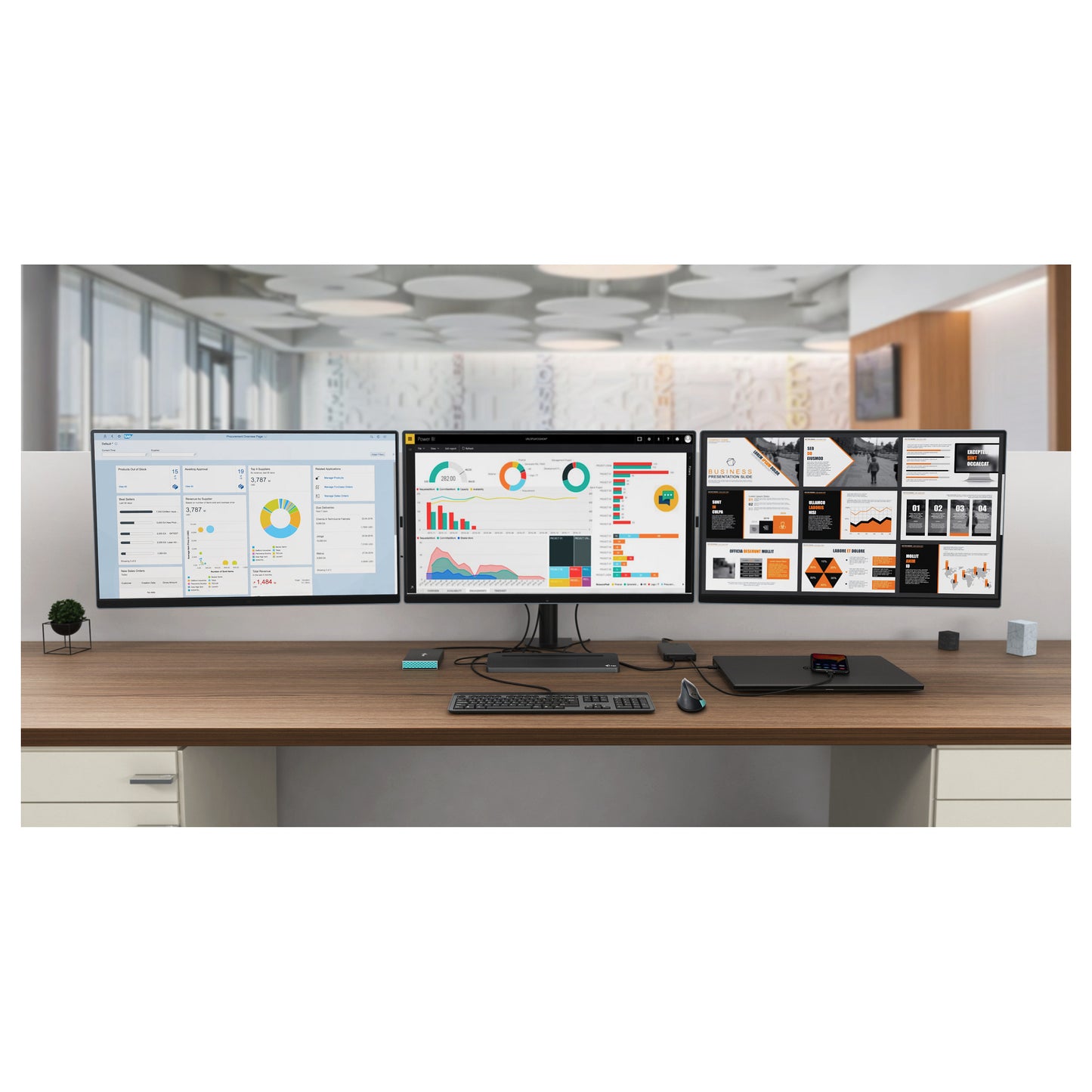 D I-TEC USB-C 3XLCD DOCK W/ PD85W