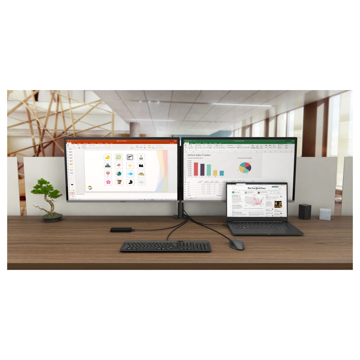 D I-TEC Dockingstation USB-C Dual Display Power Delivery