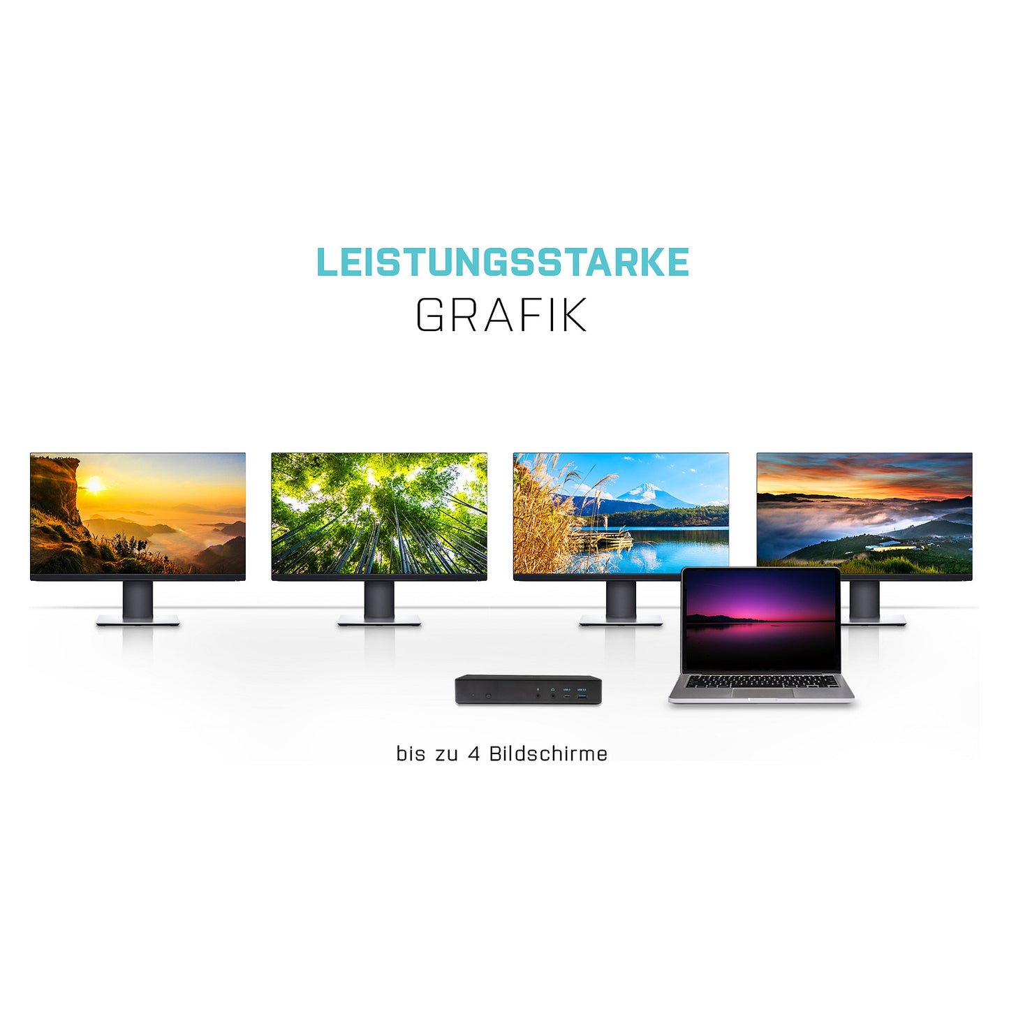 D I-TEC Dockingstation Quattro Display