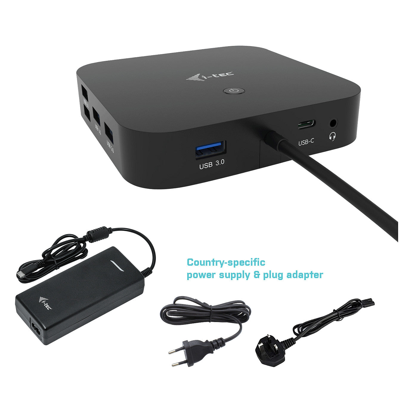 D I-TEC USB-C HDMI DP DOCK PD100W