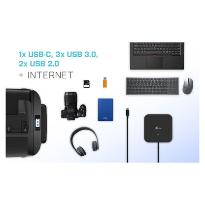 D I-TEC USB-C HDMI DP DOCK PD100W