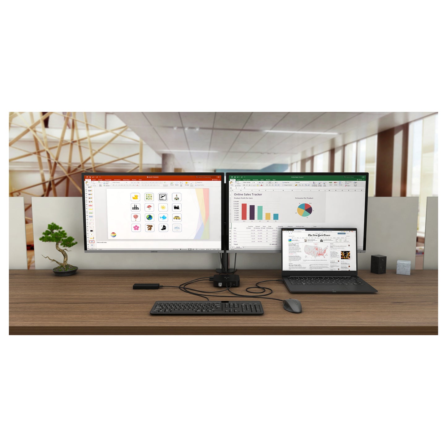 D I-TEC USB-C HDMI DP DOCK PD100W