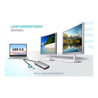 D I-TEC USB 3.0 3X LCD NANO DOCK