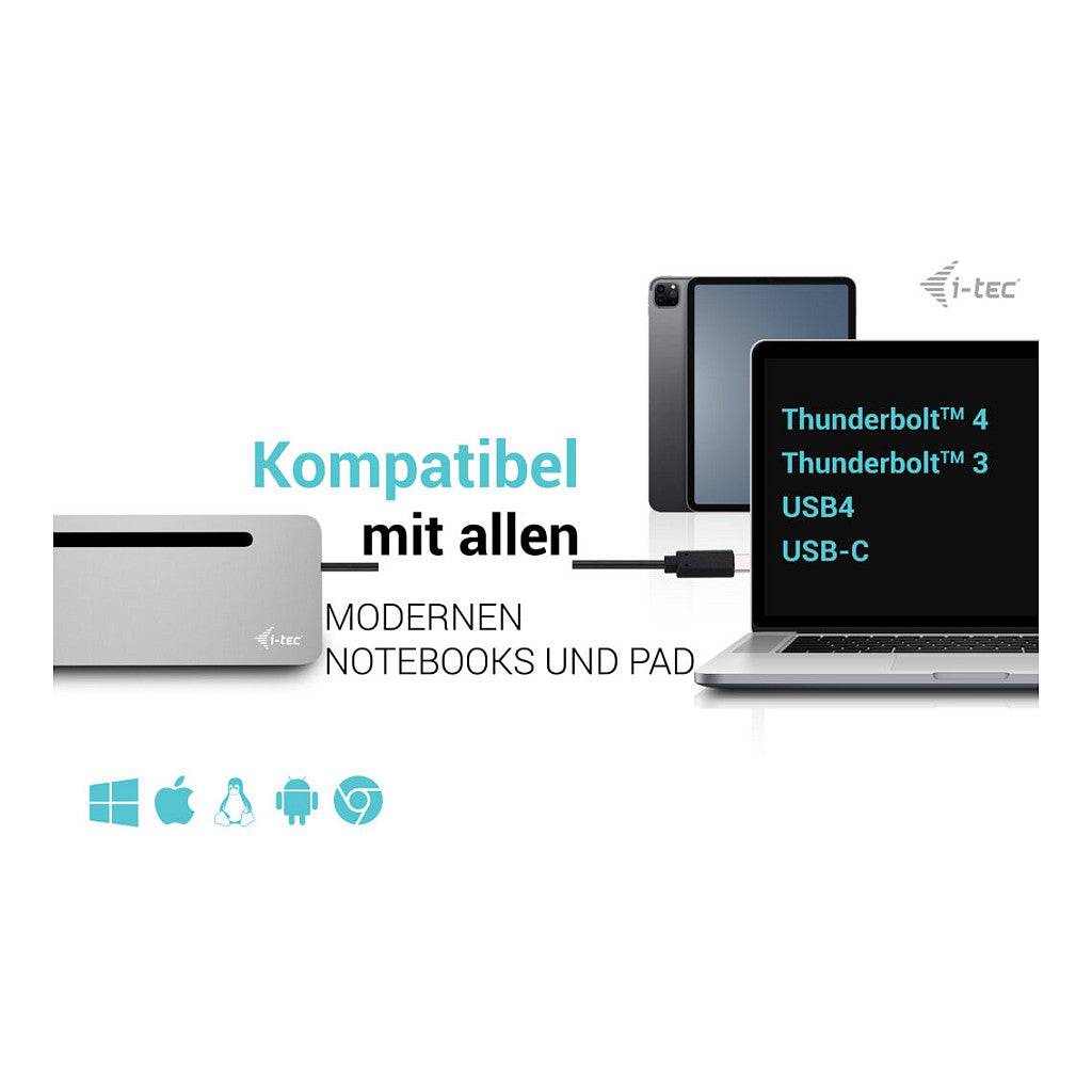 D I-TEC USB-C ERGO DOCK + CHARGER