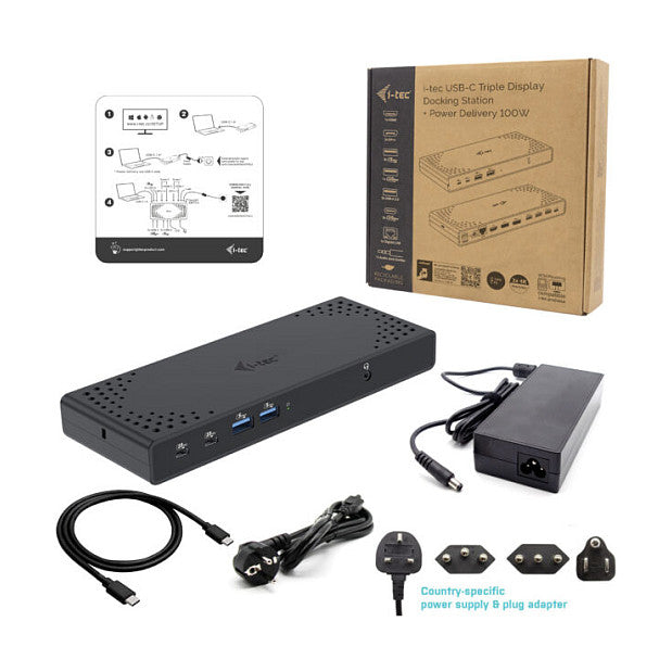 D I-TEC Dockingstation USB-C/ USB4 Thunderbolt 3 + PD
