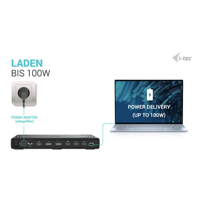 D I-TEC Dockingstation USB-C/ USB4 Thunderbolt 3 + PD