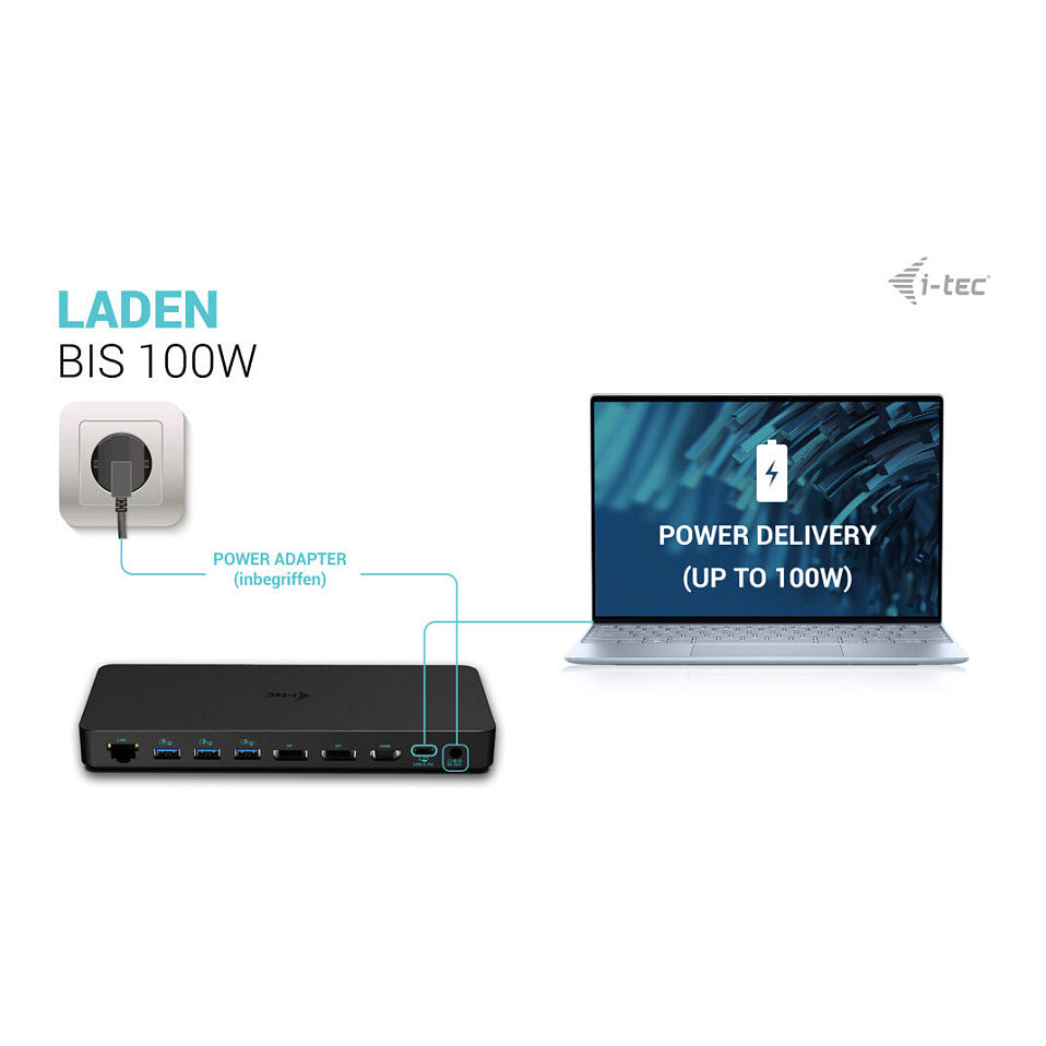 D I-TEC Dockingstation USB-C Gen2 /Thunderbolt 3/4