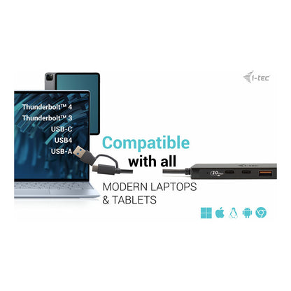 D I-TEC USB-C HUB 2+2X USB-C/A