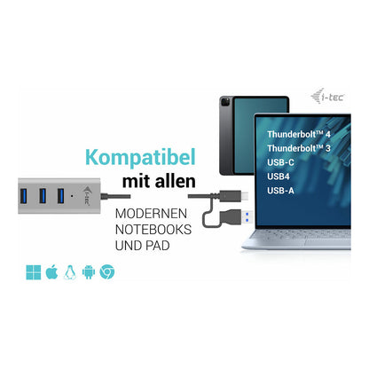 D I-TEC USB-C CHARGING HUB 7 PORT