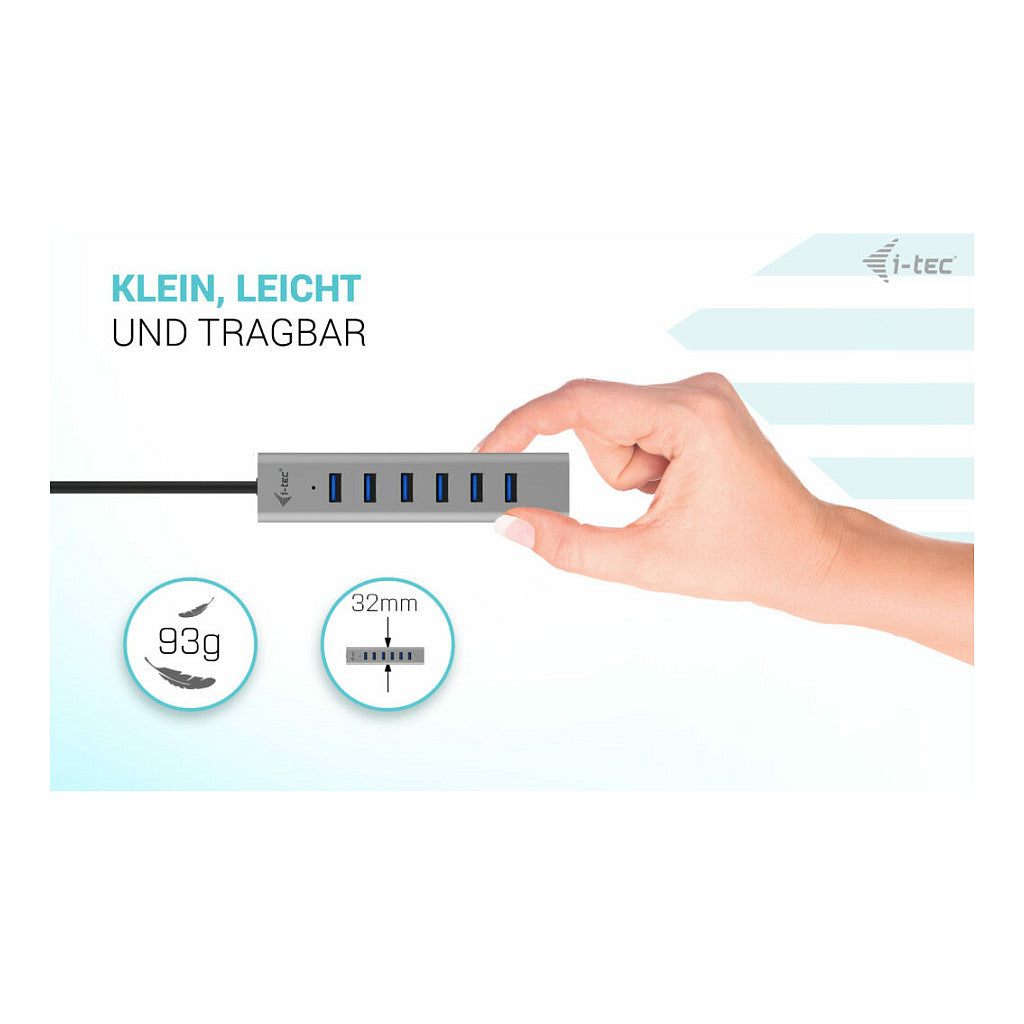 D I-TEC USB-C CHARGING HUB 7 PORT