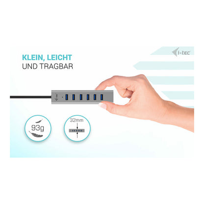 D I-TEC USB-C CHARGING HUB 7 PORT