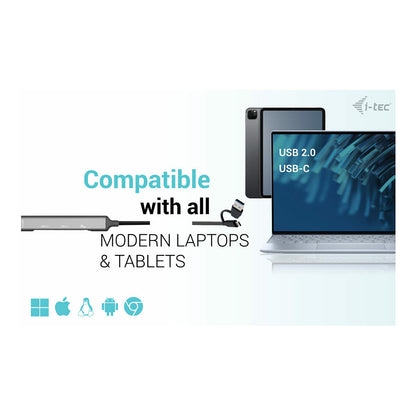 D I-TEC USB-A/USB-C 4 PORT HUB