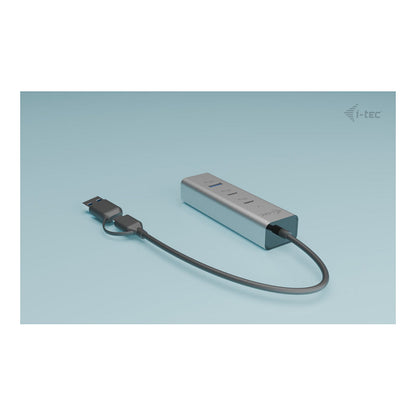 D I-TEC Universal Charging Metal HUB 2x USB-C 3.2 Gen.1 + 2x USB-A 3.2 Gen.1 1x USB-C PD 85W