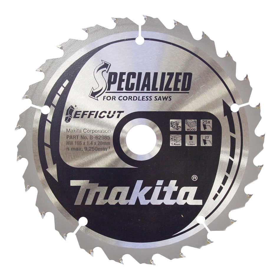 Makita B-62985 EFFICUT Sgeb.165x20x25Z
