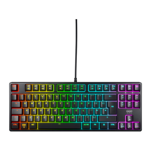 CHERRY XTRFY K4V2 TKL keyboard. black