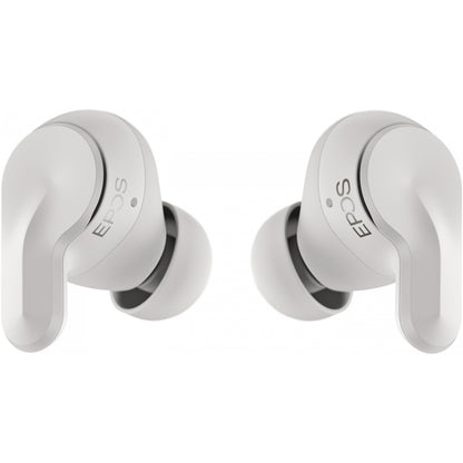Epos Adapt E1 weiss Bluetooth TWS Earbuds Multi-Connect IPX5 Hybrid ANC Ladecase USB-C Dongle OhrAdapter Teams und iPhone Zertif.