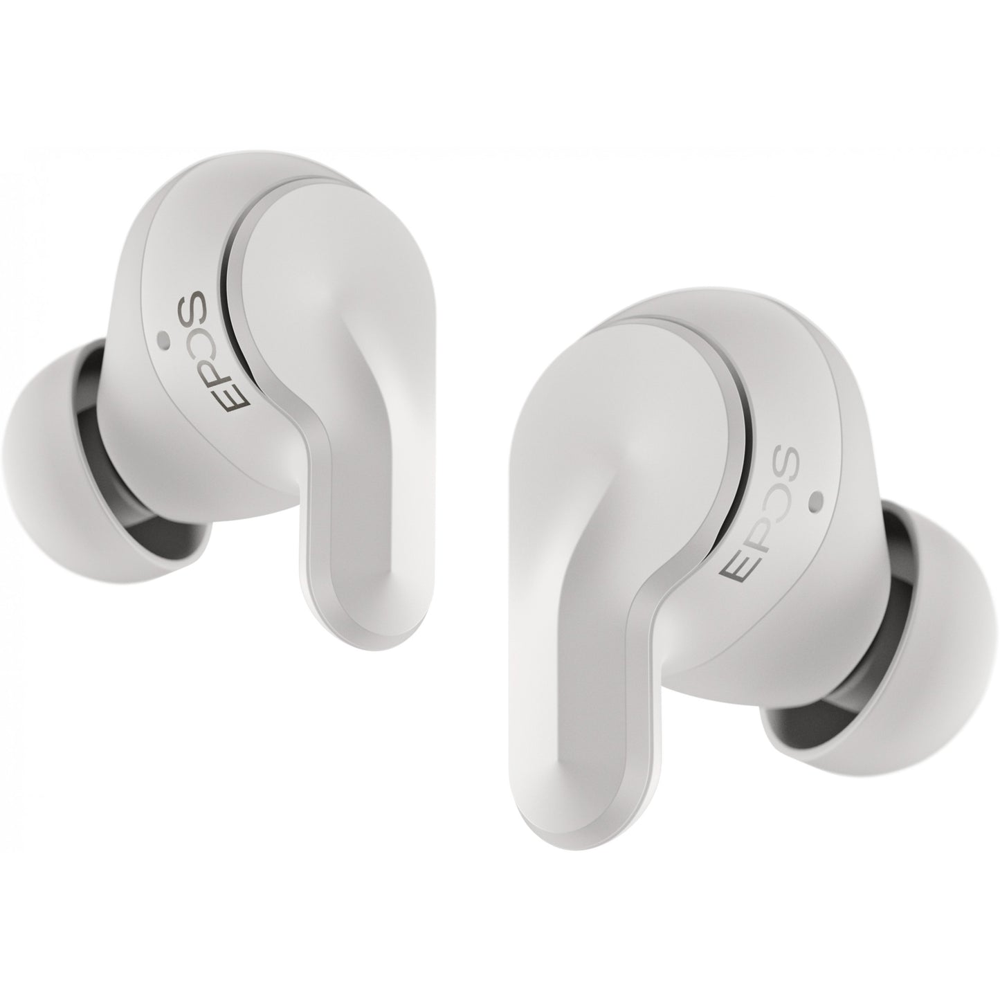 Epos Adapt E1 weiss Bluetooth TWS Earbuds Multi-Connect IPX5 Hybrid ANC Ladecase USB-C Dongle OhrAdapter Teams und iPhone Zertif.
