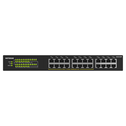 NETGEAR Switch 24x GE GS324P-100EUS PoE+
