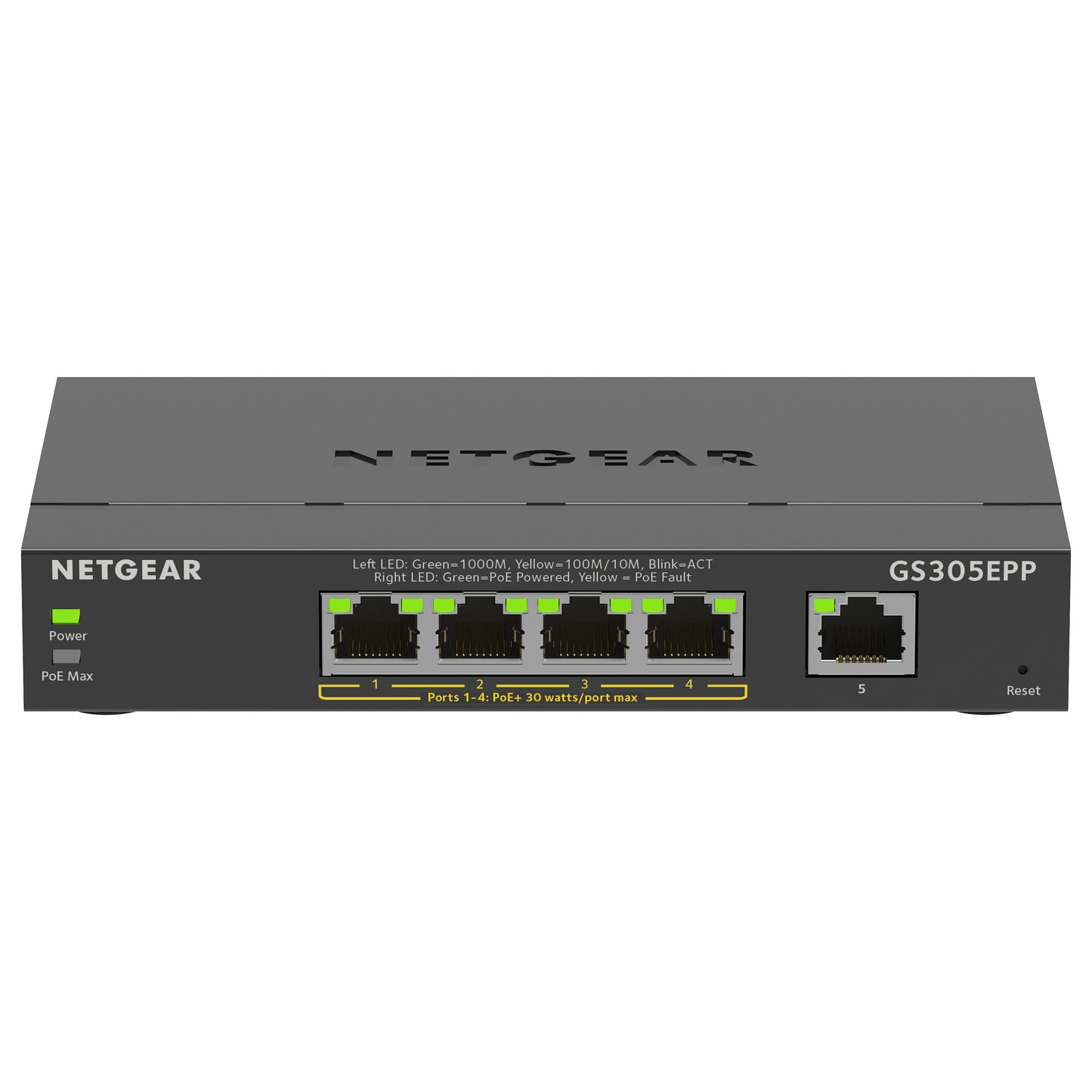 NETGEAR Switch 5x GE GS305EPP-100PES