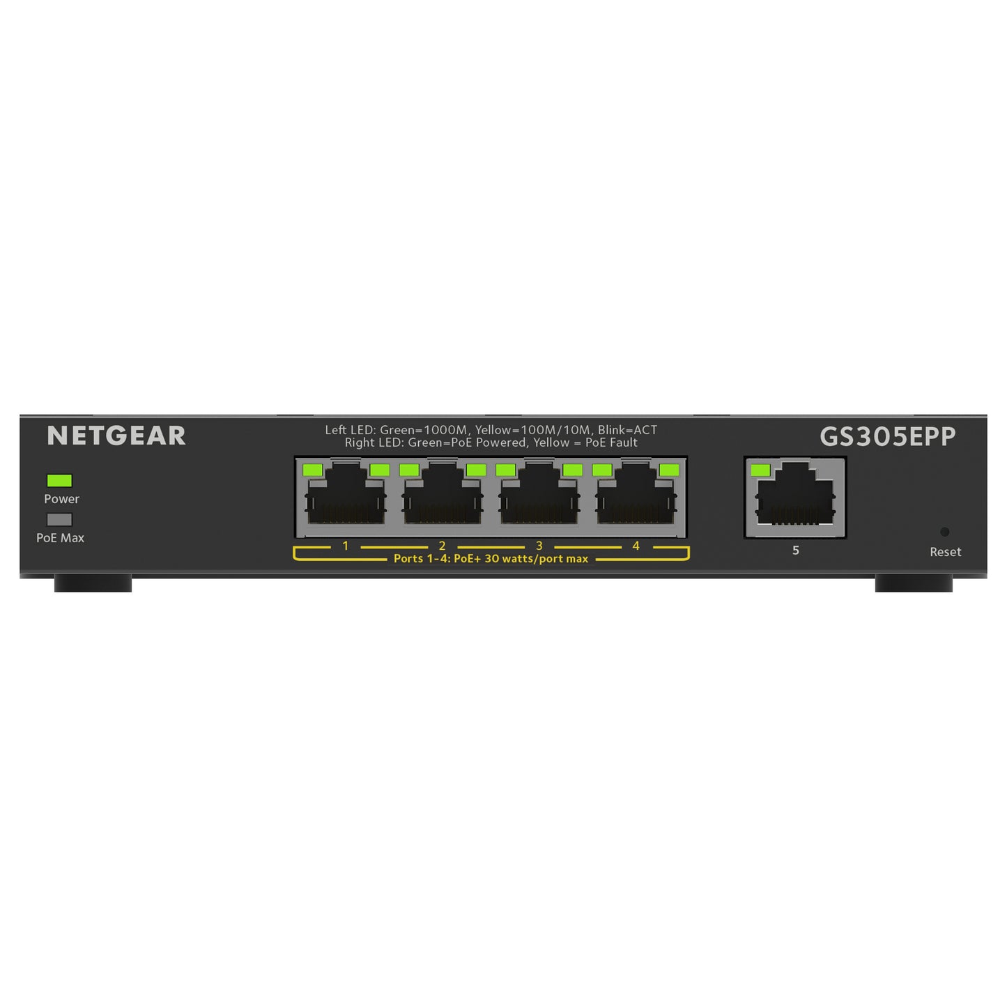 NETGEAR Switch 5x GE GS305EPP-100PES