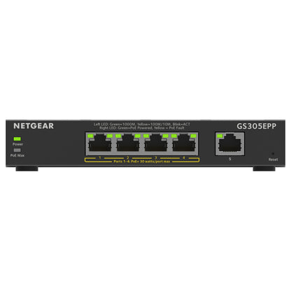 NETGEAR Switch 5x GE GS305EPP-100PES