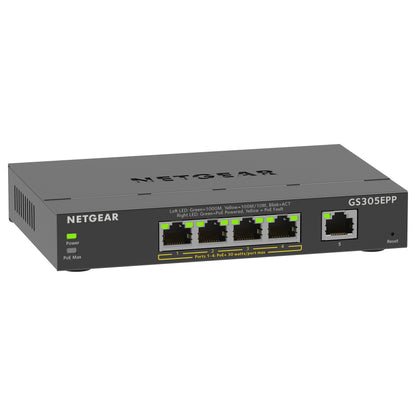 NETGEAR Switch 5x GE GS305EPP-100PES