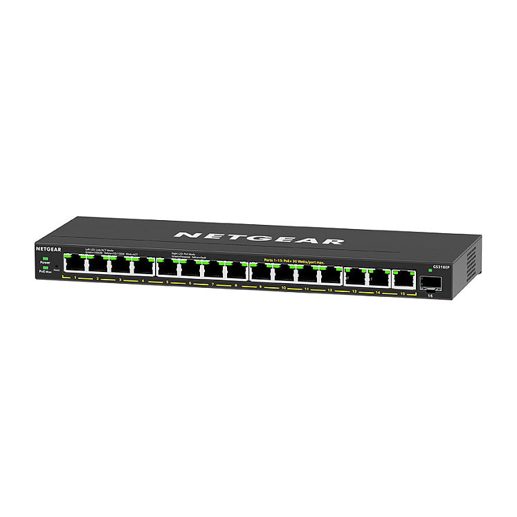16-PORT POE+ GIGABIT SWITCH