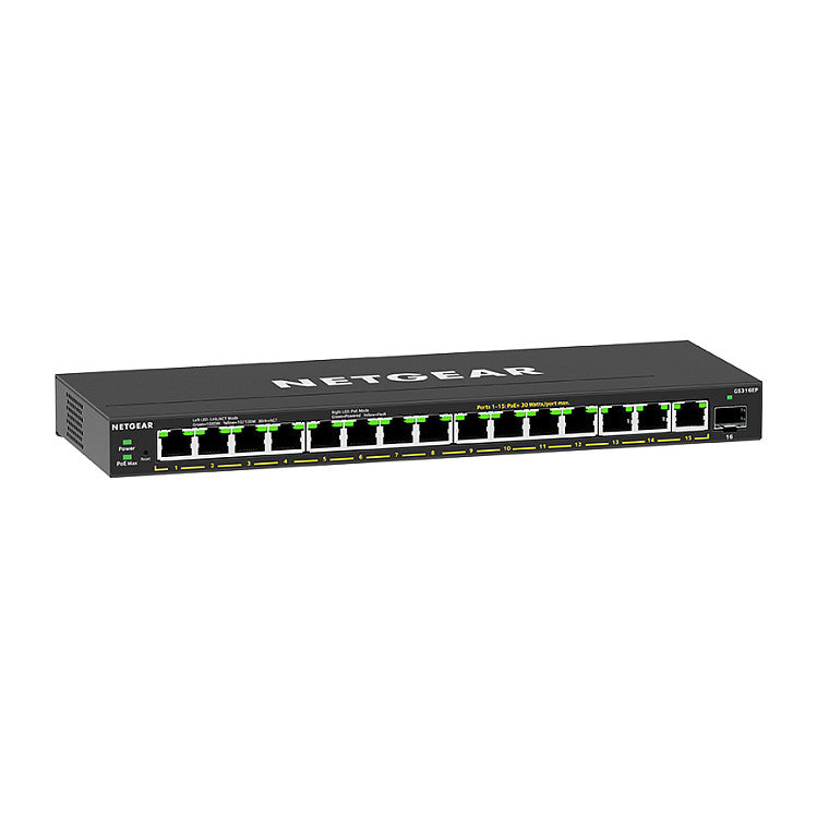 16-PORT POE+ GIGABIT SWITCH