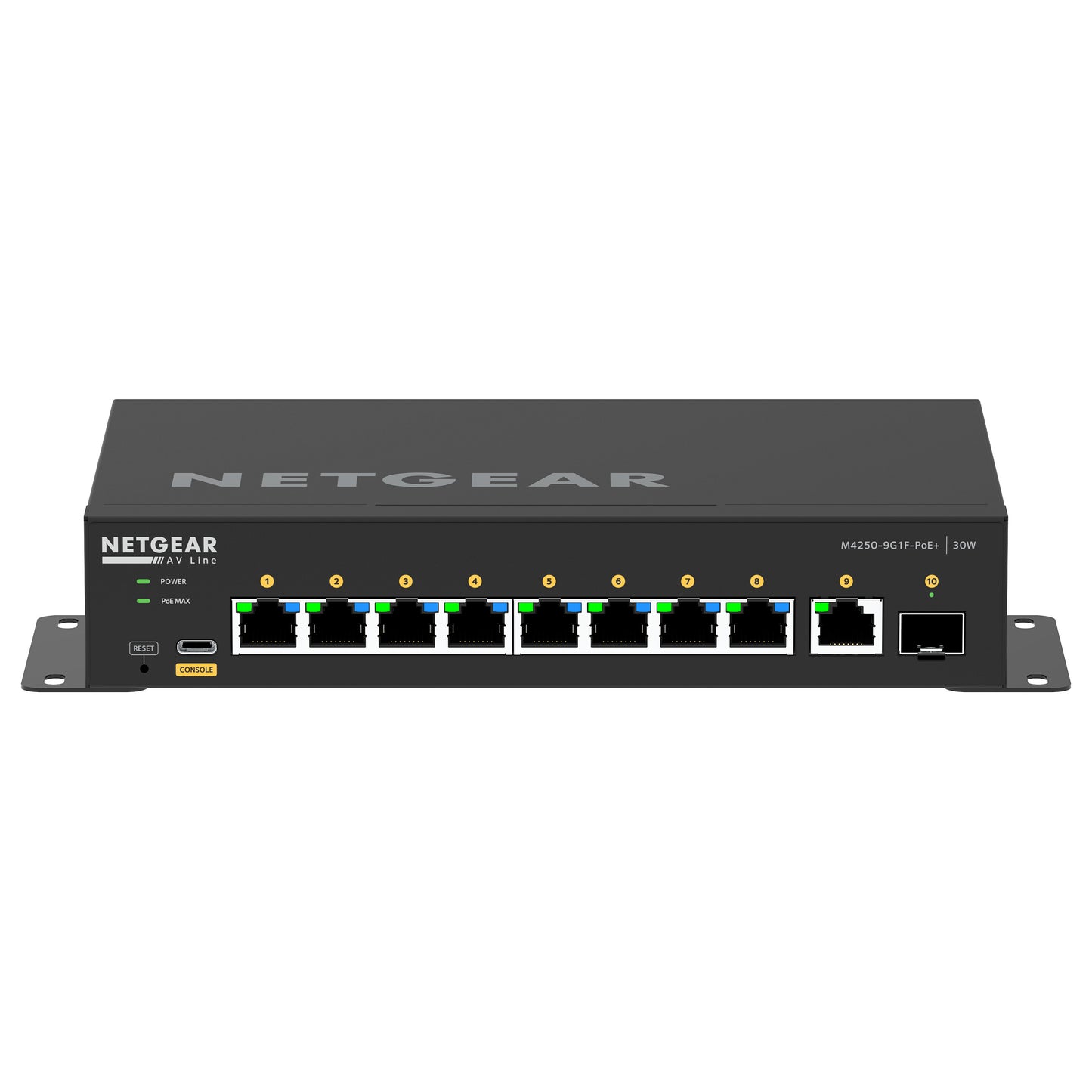 NETGEAR Switch 10x GE GSM4210PD-100EUS (10-AV)POE AV-Line