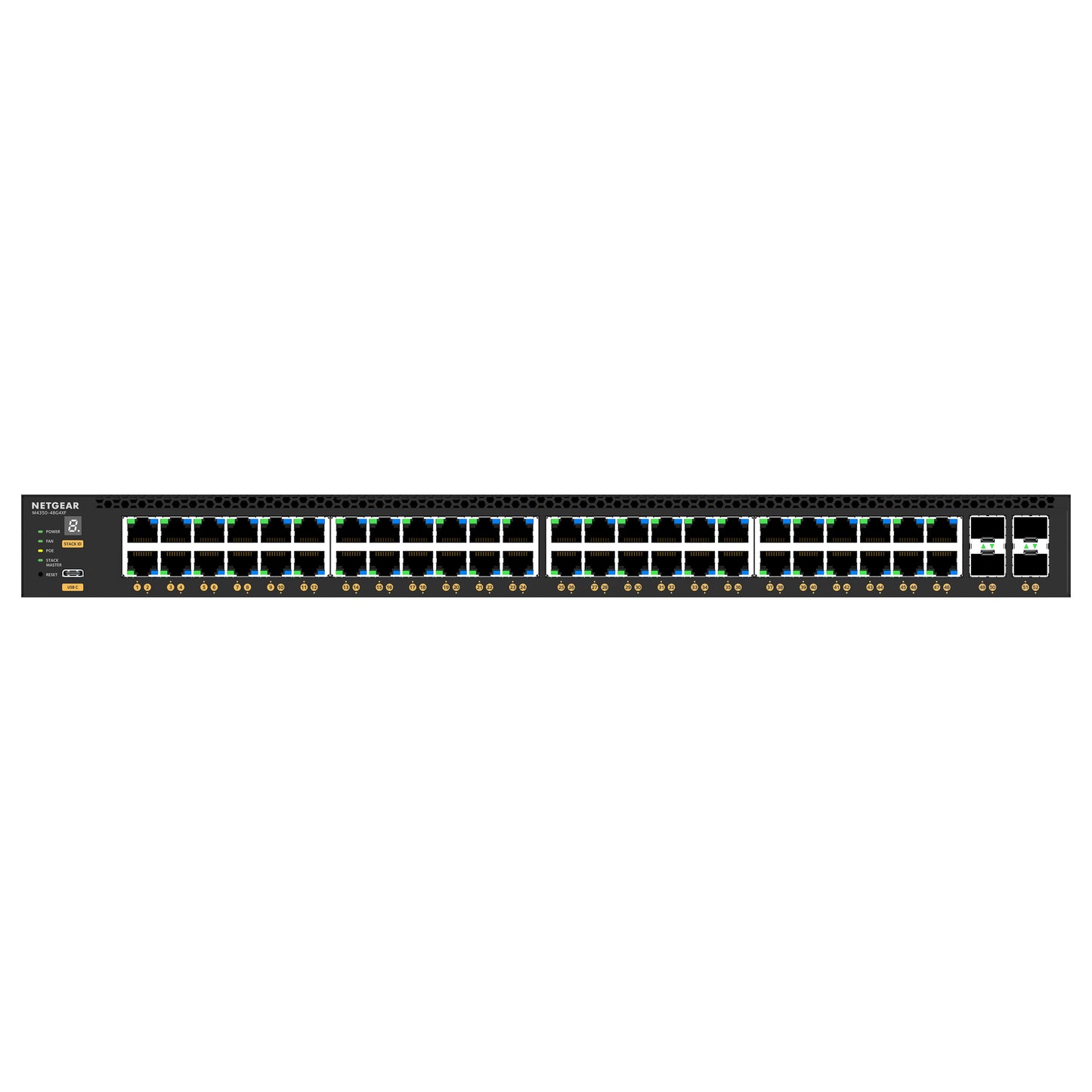 NETGEAR Switch 52-Port M4350-48G4XF 48x GE PoE+ 4x SFP+