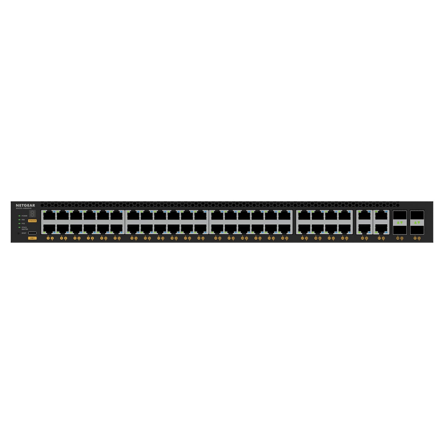 NETGEAR Switch 52x GE MSM4352-100NES (4x10-Gigabit)POE++