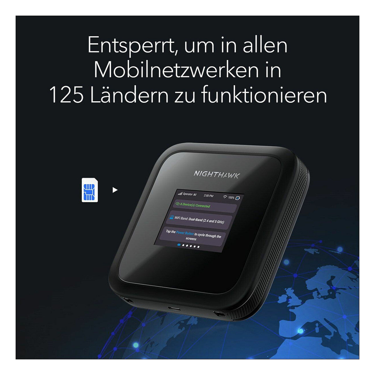 NETGEAR WL-Router MR3150-100EUS Nighthawk M3 5G Mobil