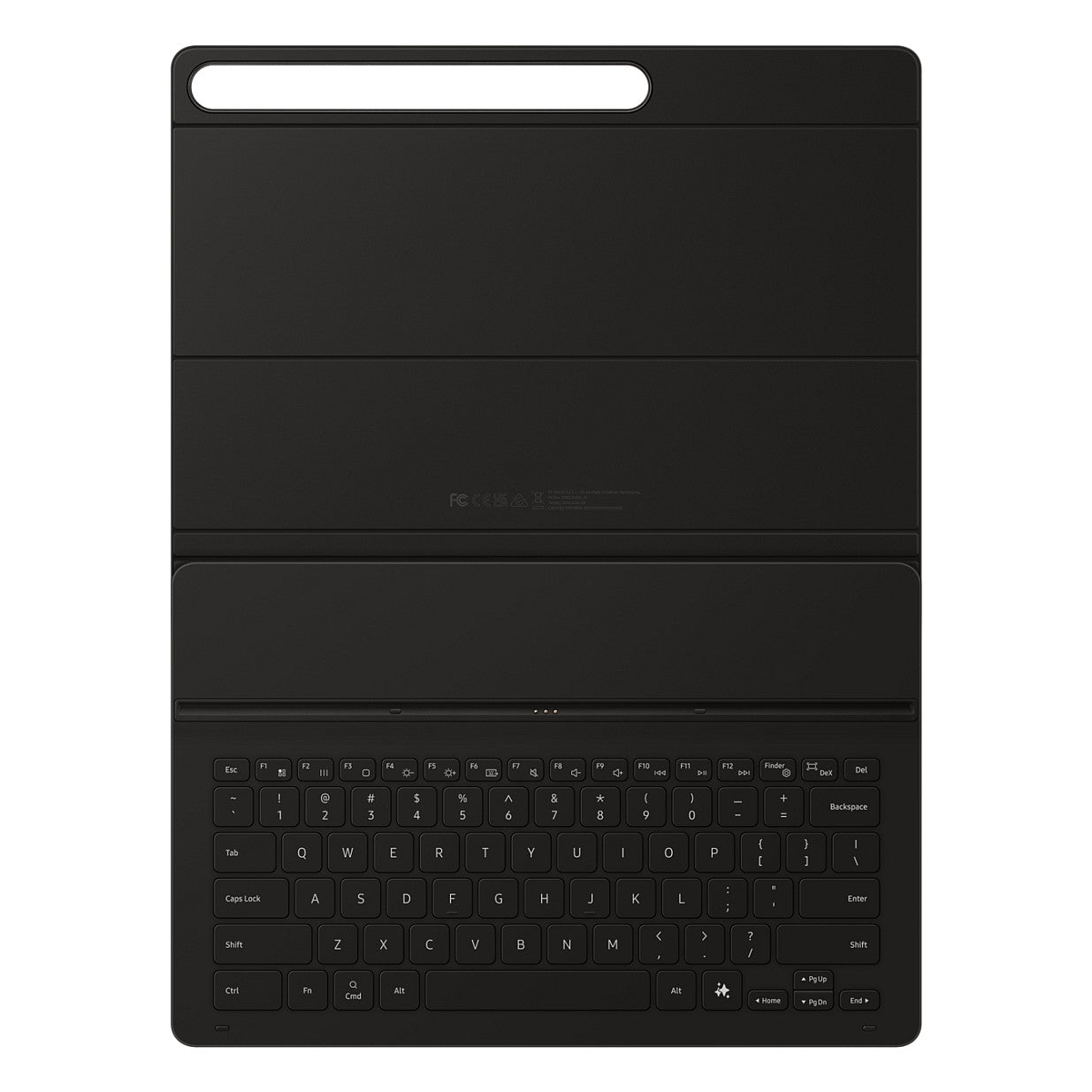 Samsung Book Cover Keyboard Slim Galaxy Tab S10 FE+. Black
