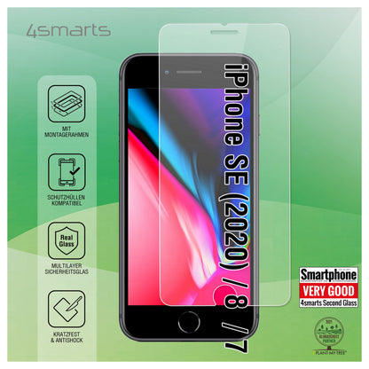 4smarts Second Glass X-Pro Clear fr iPhone 7/8/SE 20/ SE 22