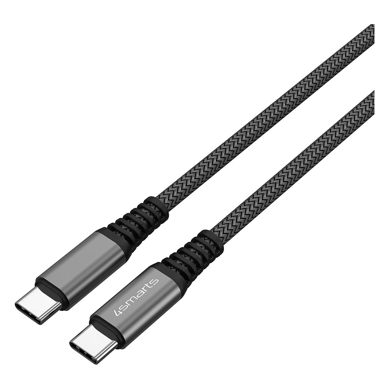 4smarts USB-C auf USB-C Kabel PremiumCord 100W 1.5m. schwarz