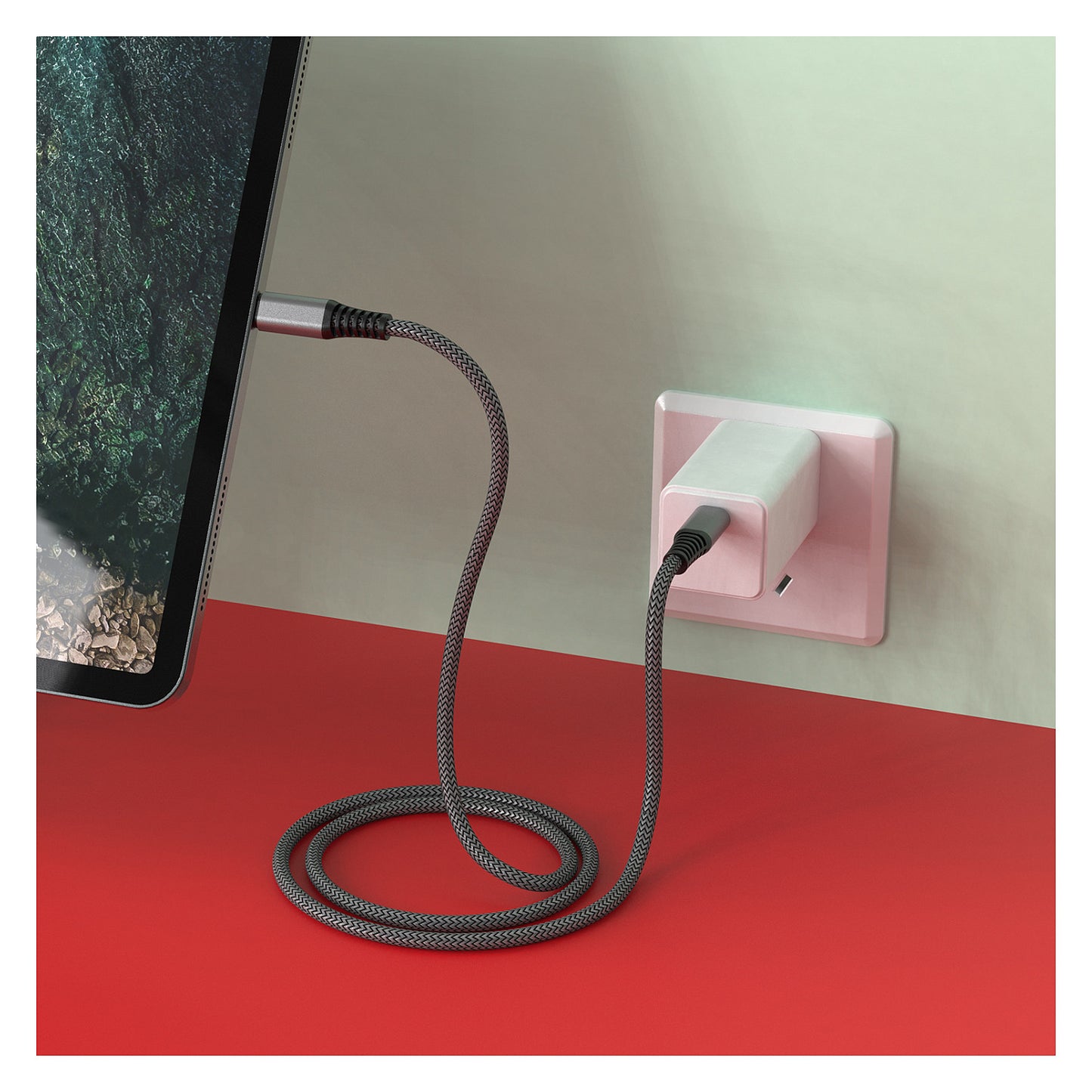4smarts USB-C auf USB-C Kabel PremiumCord 100W 1.5m. schwarz