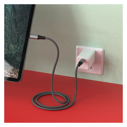 4smarts USB-C auf USB-C Kabel PremiumCord 100W 1.5m. schwarz