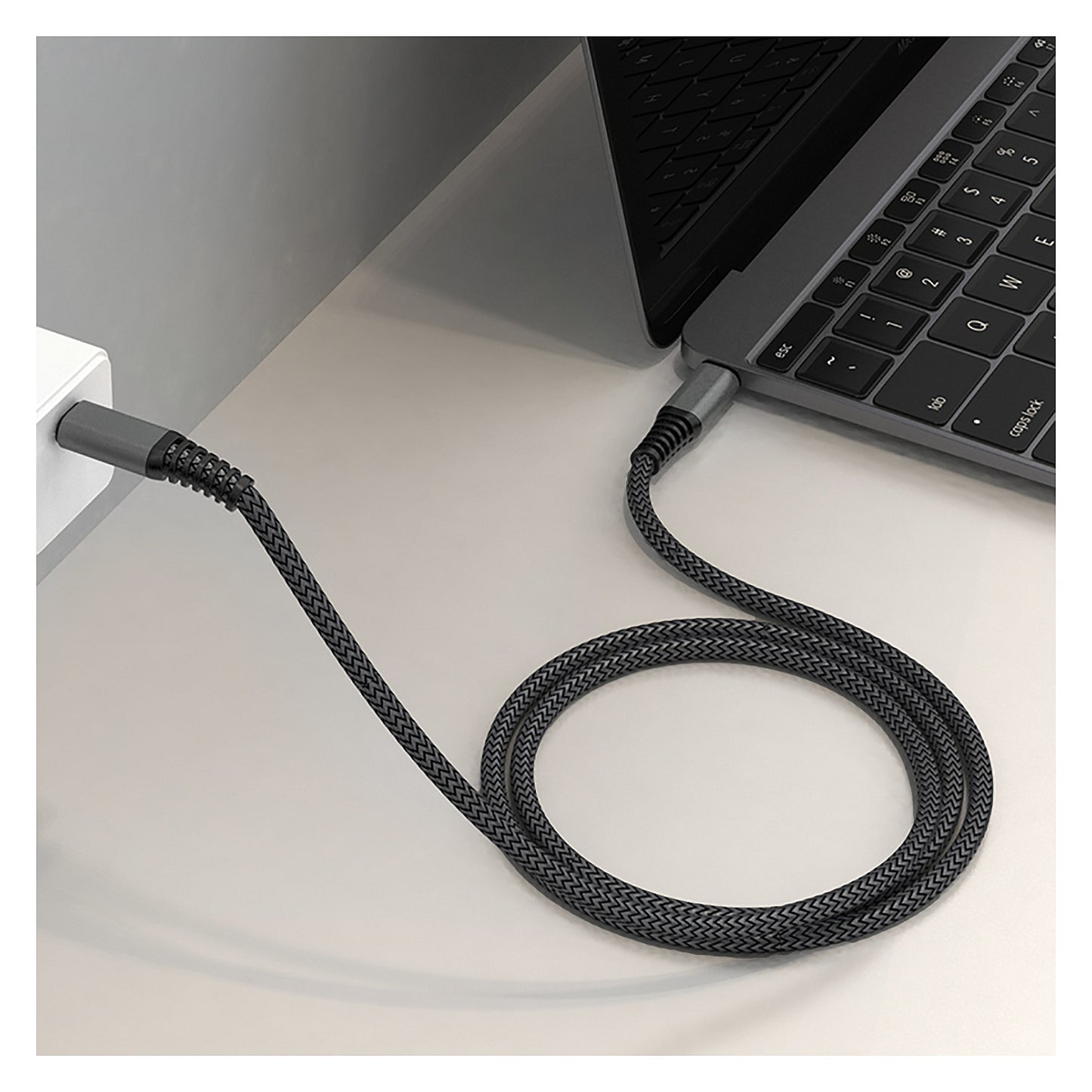 4smarts USB-C auf USB-C Kabel PremiumCord 100W 1.5m. schwarz