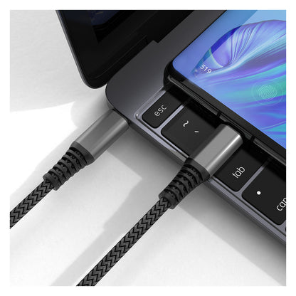 4smarts USB-C auf USB-C Kabel PremiumCord 100W 1.5m. schwarz