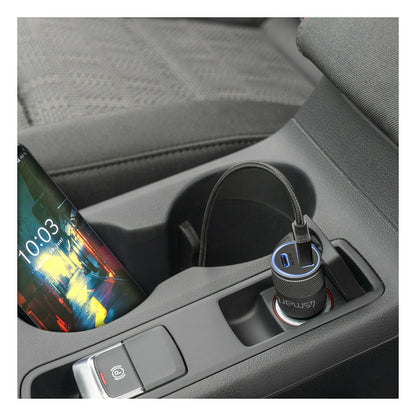 4smarts Kfz-Ladegert Rapid+ mit Quick Charge und PD 27W schw.
