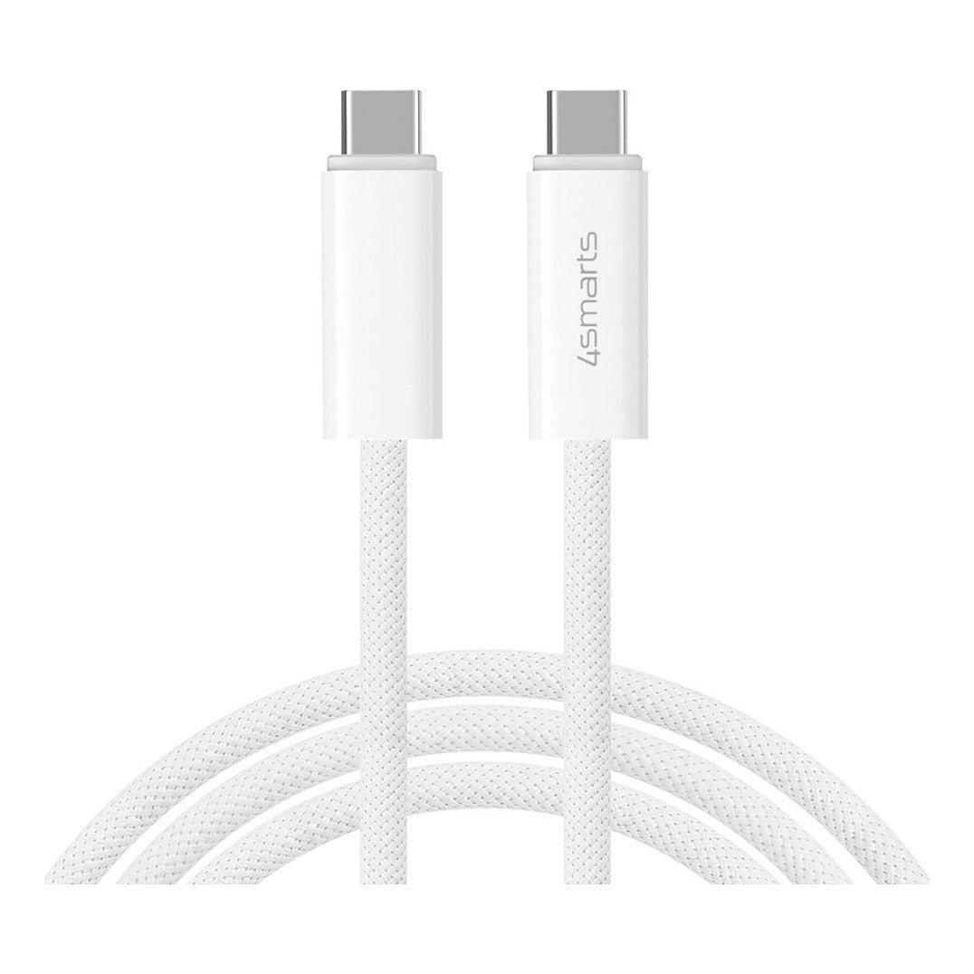 4smarts USB-C Kabel PremiumCord 240W 1.5m. wei