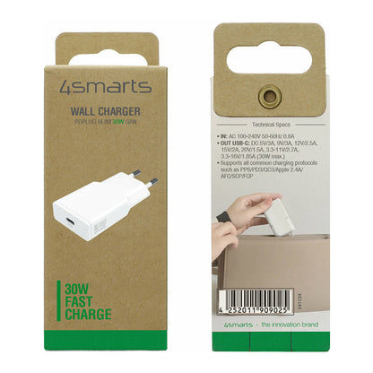 4smarts Netzladegert PDPlug Slim 30W GaN 1C. wei