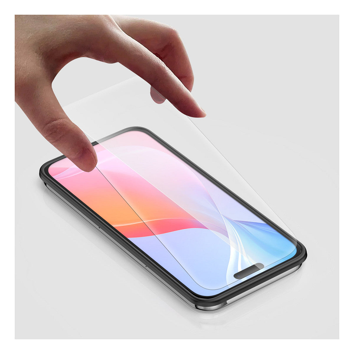 4smarts Second Glass mit Montagerahmen fr iPhone 16